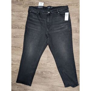 RALPH LAUREN Women's High‎ Rise Straight Ankle Stretch Black Jeans Size 20W NWT